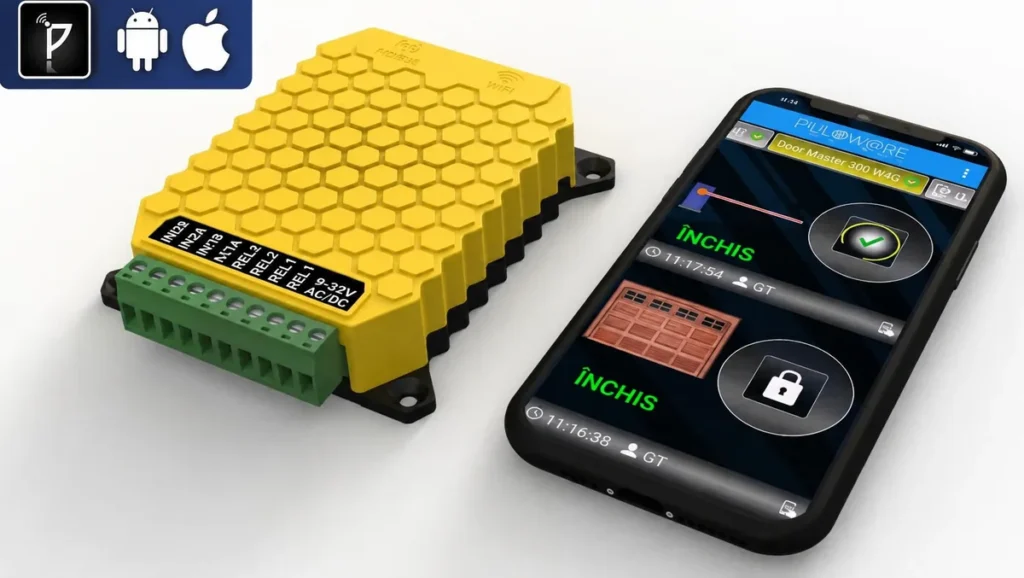 DOOR MASTER W4G – control și automatizare prin aplicație mobilă